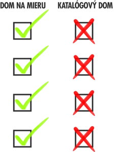 Prečo dom na mieru a nie katalógový projekt ??? Prečo dom na mieru a nie katalógový projekt ???